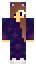 Galaxy lisek - skin do Minecrafta, skiny do Minecraft, skin do Minecraft, Minecraft skin, Minecraft skins - Dziewczyna w kostiumie galaxy liska x3 prawda, ?e jest fajny? :D