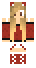 KlaudiaXD - skin do Minecrafta, skiny do Minecraft, skin do Minecraft, Minecraft skin, Minecraft skins - czerwona  bluzka i spodenki