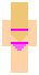 Poka¿ ty³ skina do Minecrafta Laska blondynka w bikini od ty³u