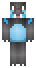 Mega Charizard X - skin do Minecrafta, skiny do Minecraft, skin do Minecraft, Minecraft skin, Minecraft skins - Mega Charizard X