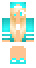 Niebieska pani - skin do Minecrafta, skiny do Minecraft, skin do Minecraft, Minecraft skin, Minecraft skins - Niebieska pani 