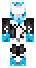 Niebieski Ghost Rider - skin do Minecrafta, skiny do Minecraft, skin do Minecraft, Minecraft skin, Minecraft skins - z flimu ghost rider tylko ze ma niebieski ogie?