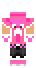 Poka¿ ty³ skina do Minecrafta Pink Boy od ty³u
