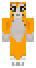 Pomaraczowy tygrys lis stworek - skin do Minecrafta, skiny do Minecraft, skin do Minecraft, Minecraft skin, Minecraft skins - Pomaraczowy tygrys list stworek - ciekawy pomaraczowy stworek, orange tiger fox creature - ciekawy pomaraczowy stwr dla wszystkich