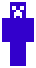 Poka¿ przód skina do Minecrafta Purple Crepeer od przodu