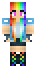 RainbowDash - skin do Minecrafta, skiny do Minecraft, skin do Minecraft, Minecraft skin, Minecraft skins - RainbowDash