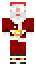 Poka¿ przód skina do Minecrafta Santa od przodu