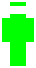 Poka¿ ty³ skina do Minecrafta super hero green od ty³u