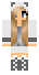 Szary lisek - skin do Minecrafta, skiny do Minecraft, skin do Minecraft, Minecraft skin, Minecraft skins - Szary lisek