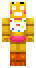 Toy Chica - skin do Minecrafta, skiny do Minecraft, skin do Minecraft, Minecraft skin, Minecraft skins - Toy Chica z gry fnaf 2
