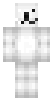 Biały stworek misio - po prostu white bear creature - jest to interesujący, ciekawy skin dla wszystkich zainteresowanych tego typu skinem do Minecrafta