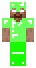 ermeraldowy herobrine - skin do Minecrafta, skiny do Minecraft, skin do Minecraft, Minecraft skin, Minecraft skins - ermeraldowy herobrine