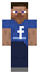 Facebook Steve - skin do Minecrafta, skiny do Minecraft, skin do Minecraft, Minecraft skin, Minecraft skins - Facebook Steve