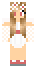 Pokaż przód skina do Minecrafta Girl Skin od przodu