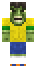 Poka przd skina do Minecrafta Hulk z Brazylii xD od przodu