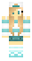 KlaudiaXD - skin do Minecrafta, skiny do Minecraft, skin do Minecraft, Minecraft skin, Minecraft skins - niebieska czapka niebieska bluzka i spodenki
