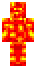 Poka przd skina do Minecrafta Lava Man od przodu