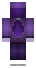 Pokaż tył skina do Minecrafta Purple Guy od tyłu