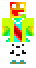 Rainbow Guy - skin do Minecrafta, skiny do Minecraft, skin do Minecraft, Minecraft skin, Minecraft skins - Jest mega tęczowy i ma seledynową bluzę