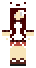 Poka przd skina do Minecrafta Red Ender Girl od przodu