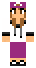 Poka przd skina do Minecrafta Sporty Girl Nike Girl od przodu