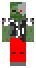 Super Zombi - skin do Minecrafta, skiny do Minecraft, skin do Minecraft, Minecraft skin, Minecraft skins - Różni się od zombi zwykłego.
