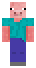 Świnka Steve - skin do Minecrafta, skiny do Minecraft, skin do Minecraft, Minecraft skin, Minecraft skins - Świnka przebrana za steva