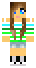 Zielona dziewczyna - skin do Minecrafta, skiny do Minecraft, skin do Minecraft, Minecraft skin, Minecraft skins - liczna. :)