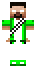 zielony herobrine - skin do Minecrafta, skiny do Minecraft, skin do Minecraft, Minecraft skin, Minecraft skins - zielony herobrine