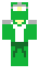 Zielony Ninja - skin do Minecrafta, skiny do Minecraft, skin do Minecraft, Minecraft skin, Minecraft skins - Jest to wersja zielonego ninjy z sezonu Rok Węży
