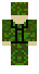 Pokaż tył skina do Minecrafta Żołnierz Soldier od tyłu