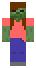 Poka przd skina do Minecrafta Zombie girl xD od przodu